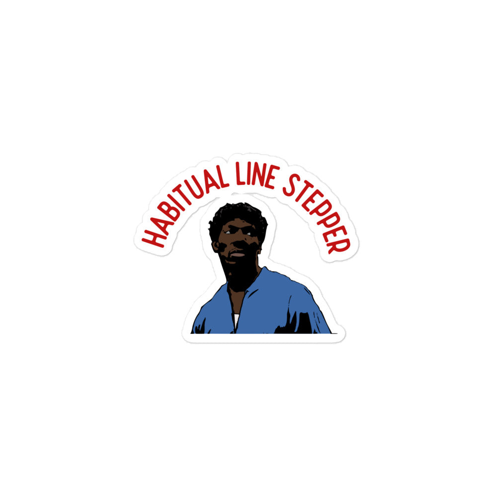 Habitual Line Stepper Bubble-free stickers