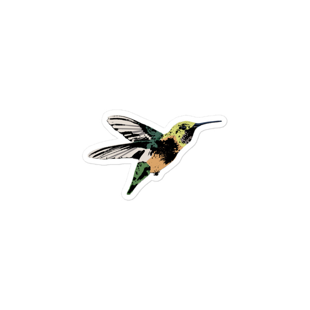 Hummingbird Bubble-free stickers