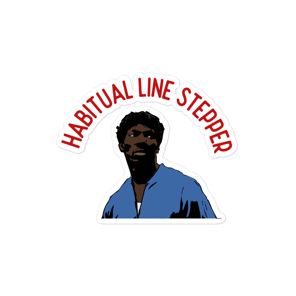 Habitual Line Stepper Bubble-free stickers