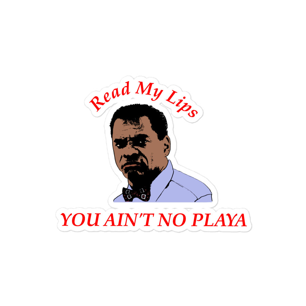 You Ain't No Playa Bubble-free stickers