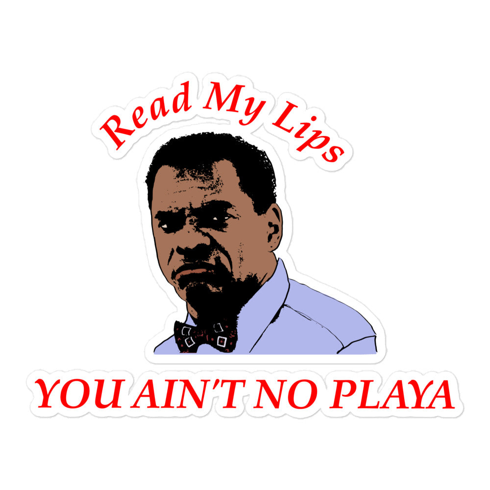 You Ain't No Playa Bubble-free stickers