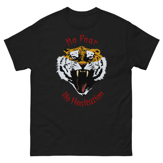 No Fear No Hesitation Tiger Men's classic tee