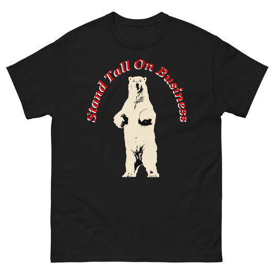 Stand Tall On Business Polar Bear Men's classic tee