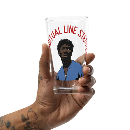 Habitual Line Stepper Shaker pint glass