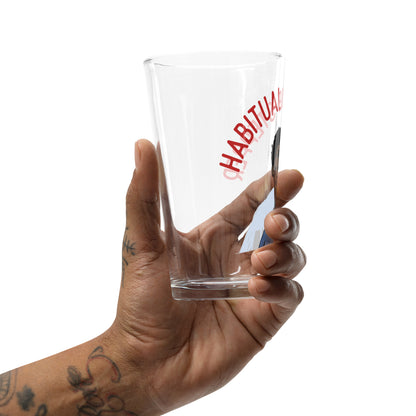 Habitual Line Stepper Shaker pint glass